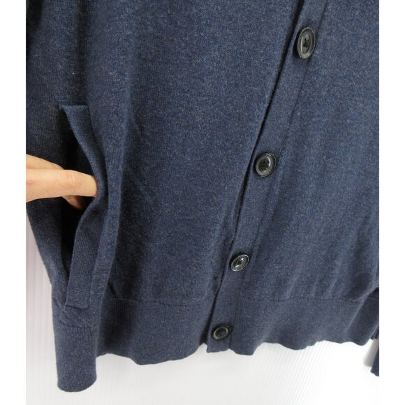 John Varvatos Sweater Medium Cardigan Button Up Ribbed Knit Classic - Picture 5 of 11